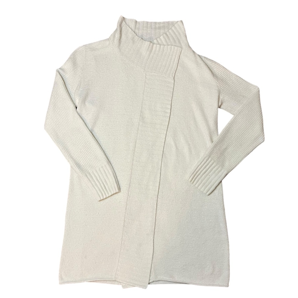 Barefoot Dreams open front long off-white cardigan size S